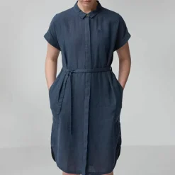Fjällräven Women's Övik Hemp Dress Mountain Blue