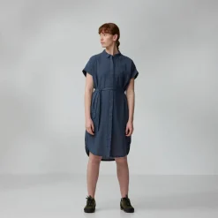 Fjällräven Women's Övik Hemp Dress Mountain Blue