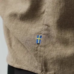 Fjällräven Women's Övik Hemp Shirt Long Sleeve Suede Brown