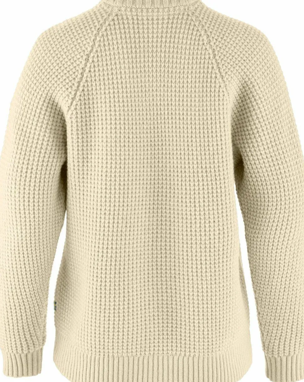 Fjällräven Women's Övik Waffle Knit Light Beige