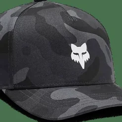 Fox Youth Camo 110 Snapback Hat Black Camo