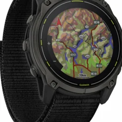 Garmin Enduro 3 Carbon Grey DLC Titanium/Black UltraFit Nylon Strap