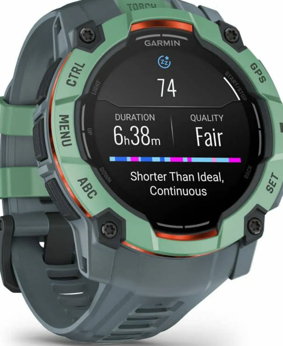 Garmin Instinct 3 AMOLED, 50mm Neotropic Bezel With Twilight Band