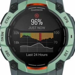 Garmin Instinct 3 AMOLED, 50mm Neotropic Bezel With Twilight Band