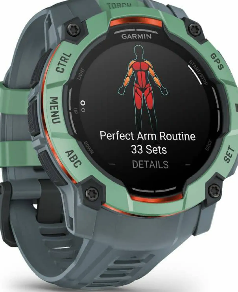 Garmin Instinct 3 AMOLED, 50mm Neotropic Bezel With Twilight Band