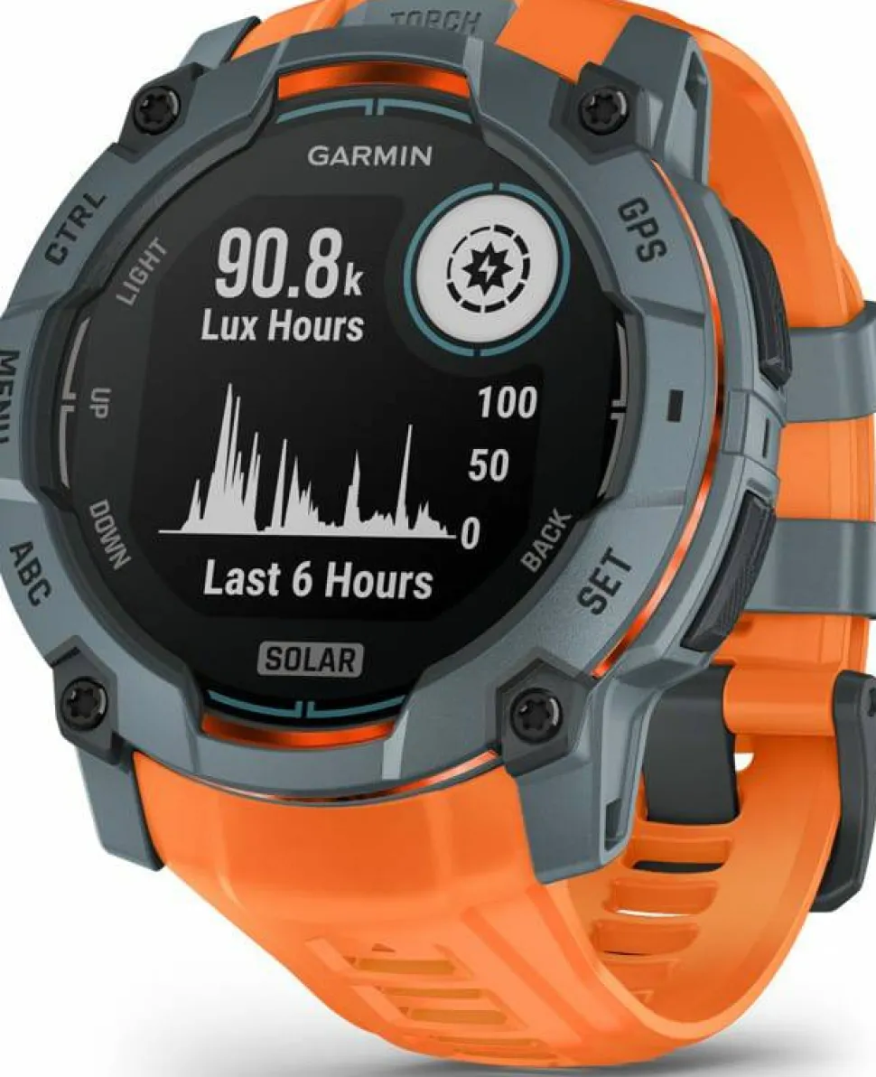 Garmin Instinct 3 Solar, 50 mm Twilight Bezel W/Solstice Band