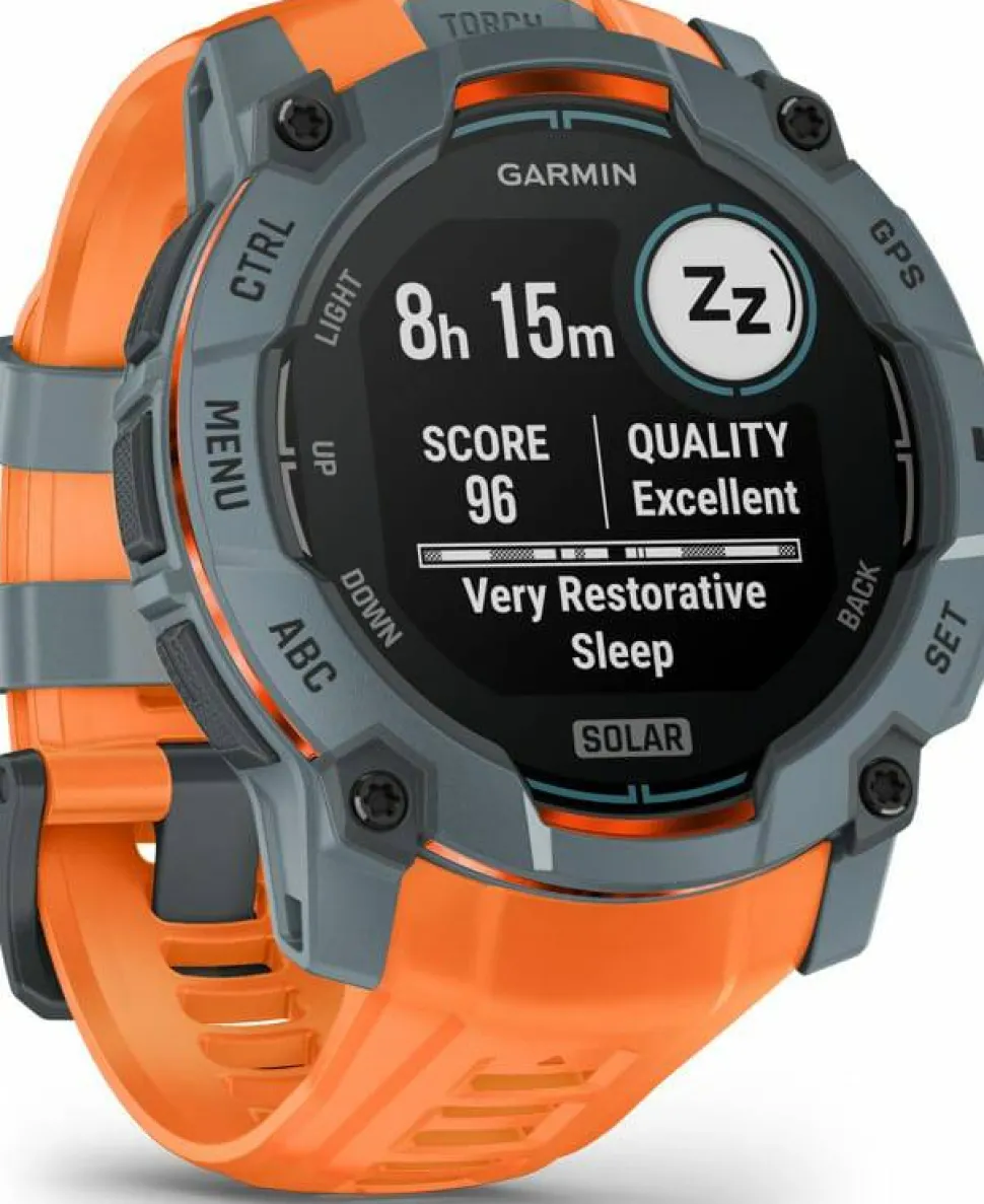Garmin Instinct 3 Solar, 50 mm Twilight Bezel W/Solstice Band