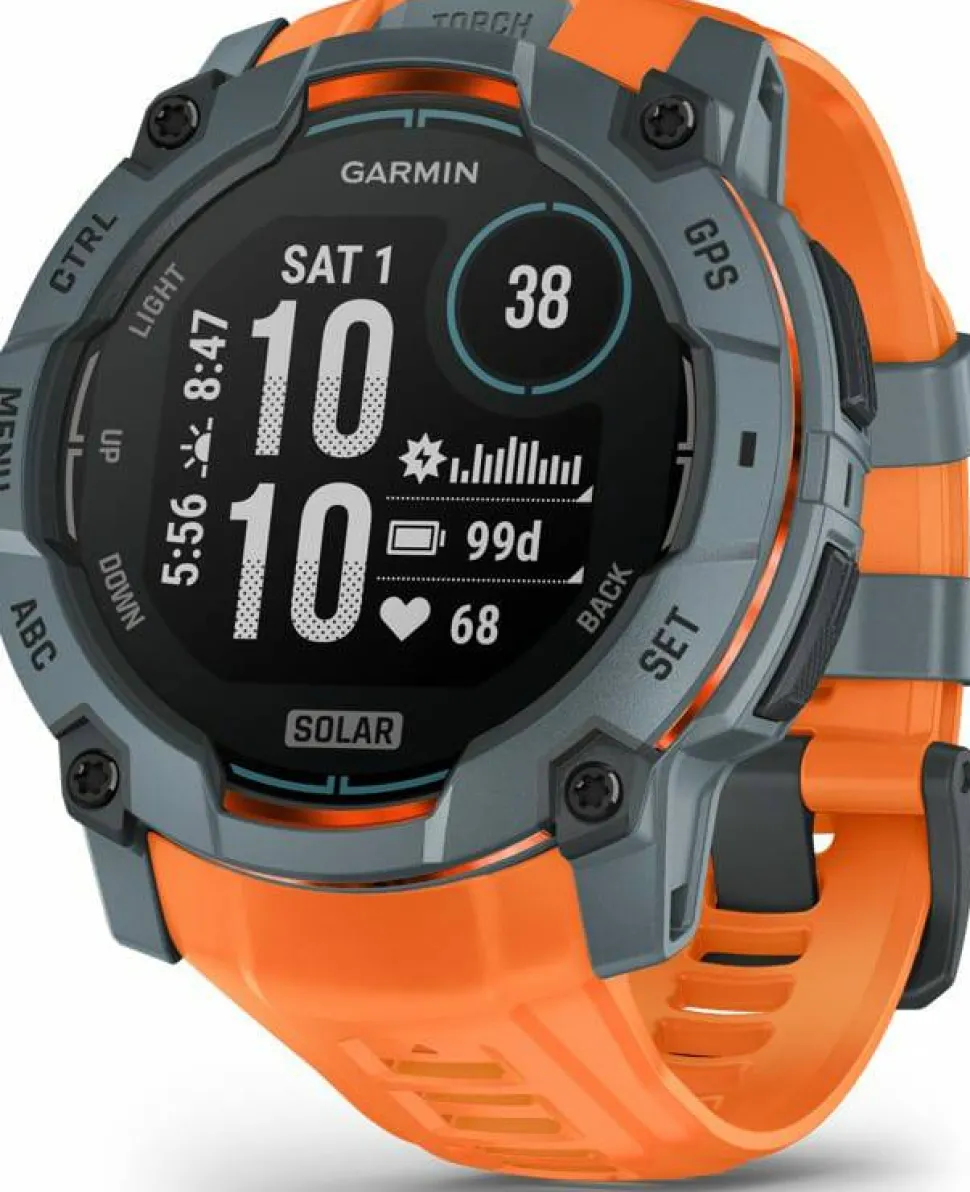 Garmin Instinct 3 Solar, 50 mm Twilight Bezel W/Solstice Band
