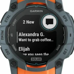 Garmin Instinct 3 Solar, 50 mm Twilight Bezel W/Solstice Band
