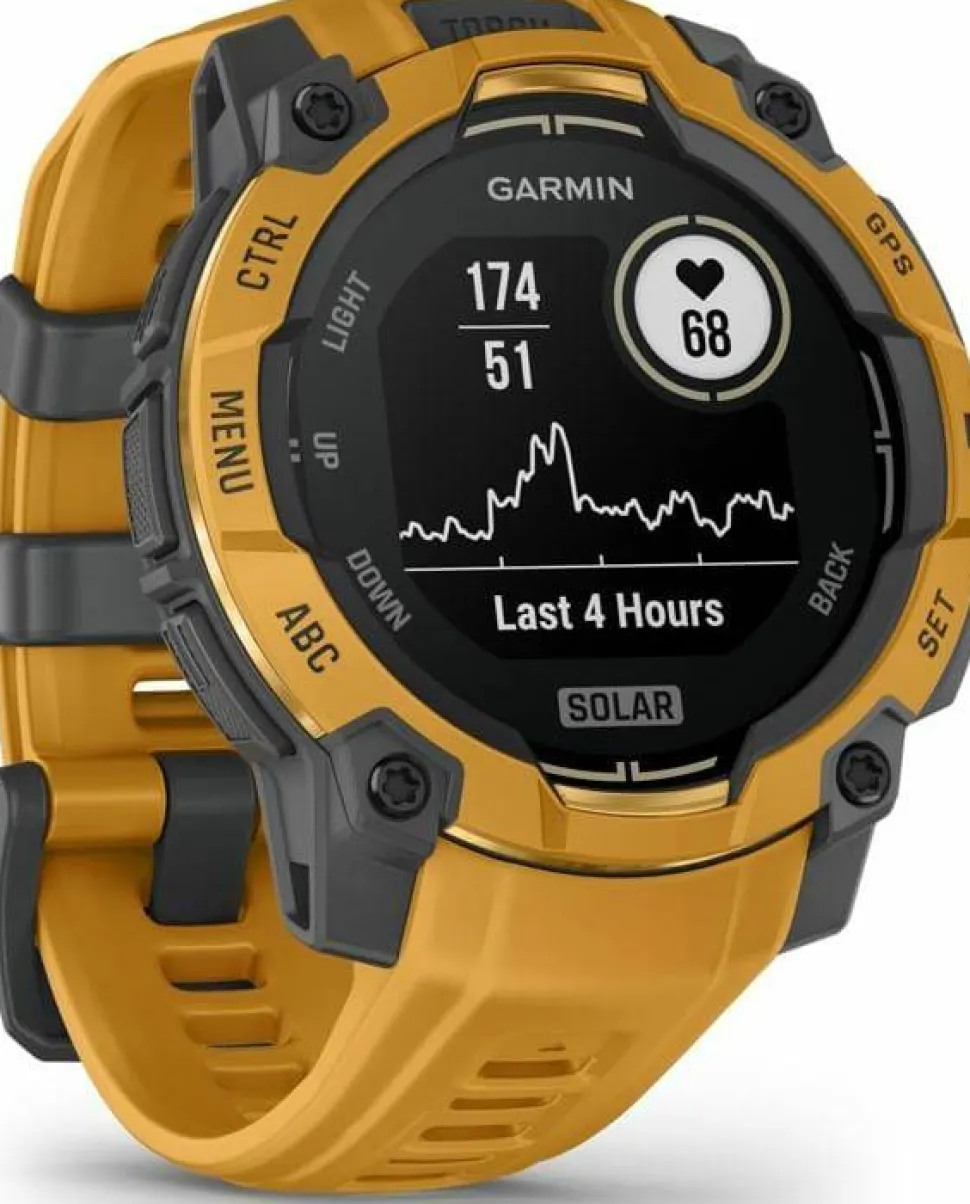 Garmin Instinct 3 Solar, 45mm Grey, Citrine