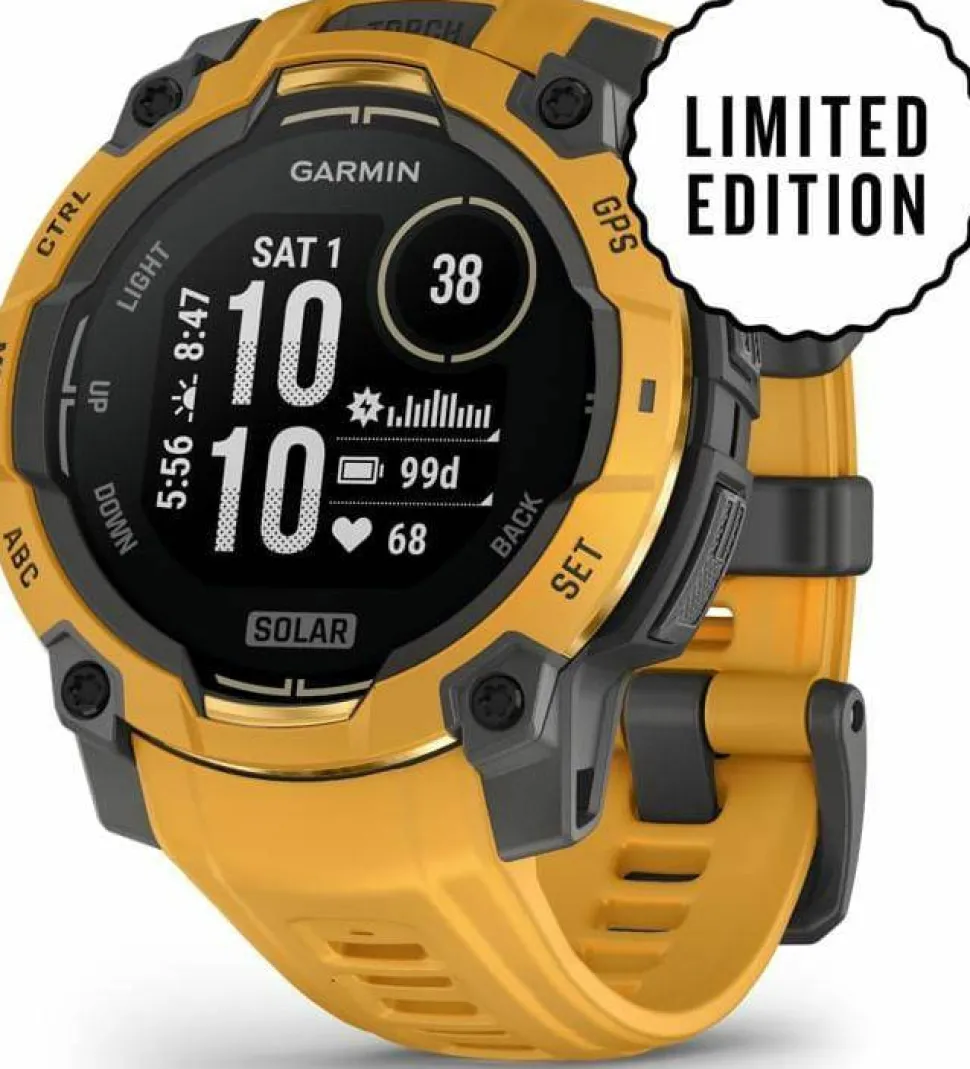 Garmin Instinct 3 Solar, 45mm Grey, Citrine