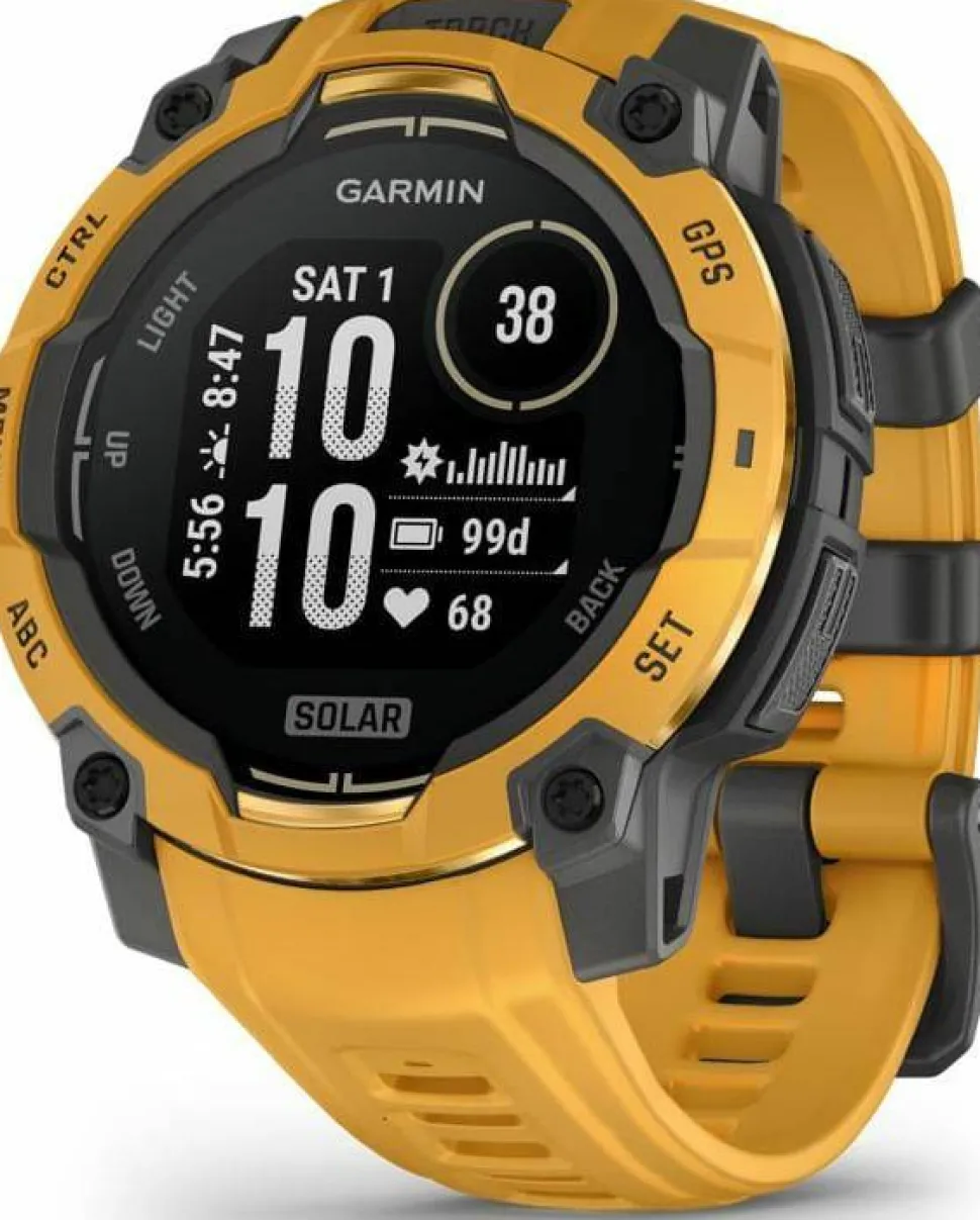 Garmin Instinct 3 Solar, 45mm Grey, Citrine
