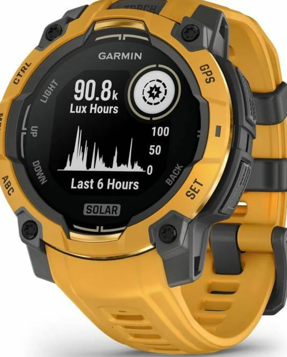 Garmin Instinct 3 Solar, 45mm Grey, Citrine