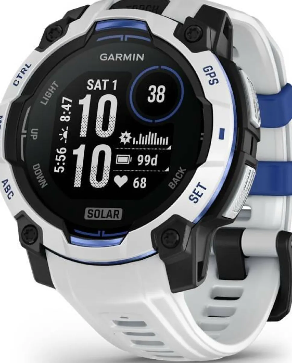 Garmin Instinct 3 Solar, 45mm Whitestone