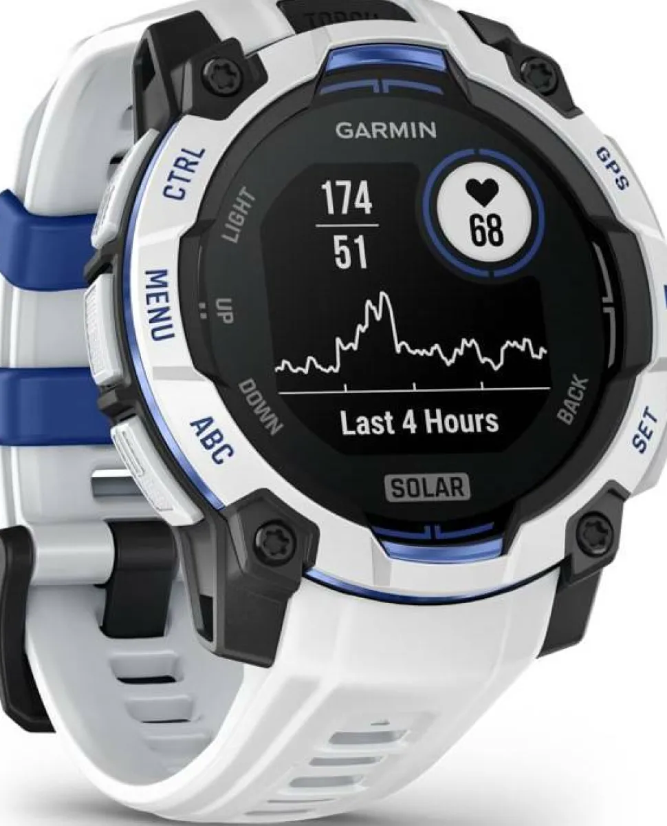 Garmin Instinct 3 Solar, 45mm Whitestone