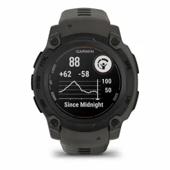 Garmin Instinct E, 40 Mm Black Bezel With Charcoal Band