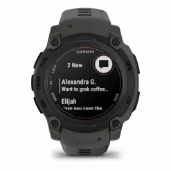 Garmin Instinct E, 40 Mm Black Bezel With Charcoal Band