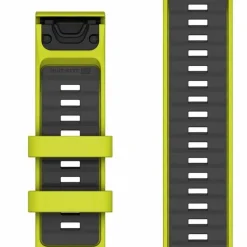 Garmin Quickfit Watch Bands Amp Yellow/graphite Silicone
