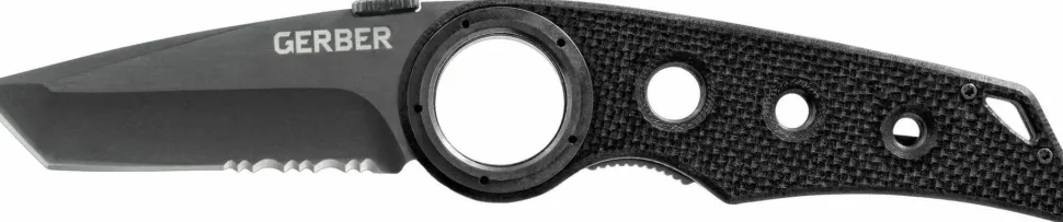 Gerber Remix Tanto Serrated Black