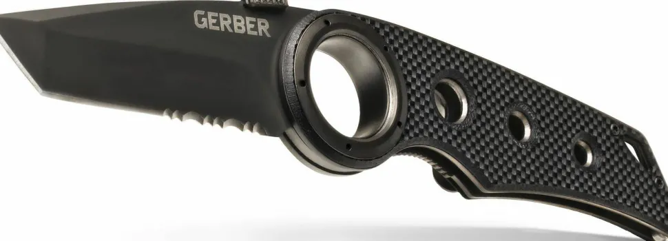 Gerber Remix Tanto Serrated Black