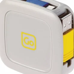 Go Travel 3 In 1 Retractable Connector Cable (1 m) White
