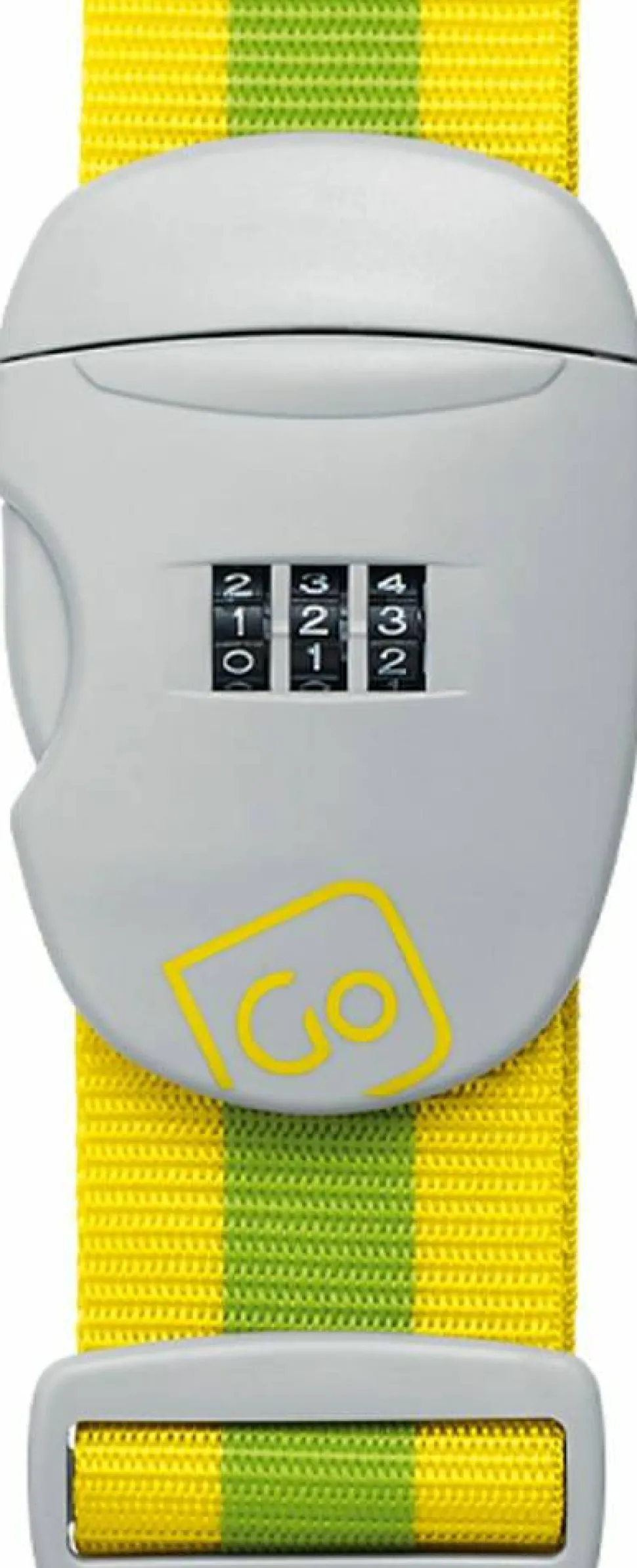 Go Travel Combi Luggage Strap Yellow/green