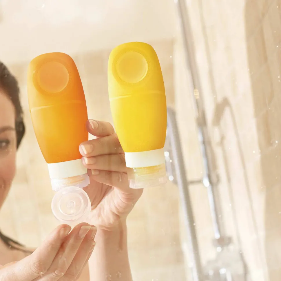 Go Travel Trio Squeezy Bottles (100 ml) Multi Colour