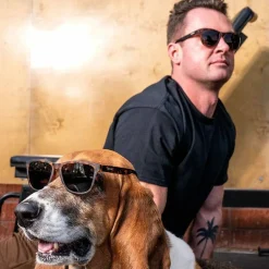 Goodr Sunglasses Bosley's Basset Hound Dreams Brown