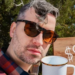 Goodr Sunglasses Nine Dollar Pour Over Brown