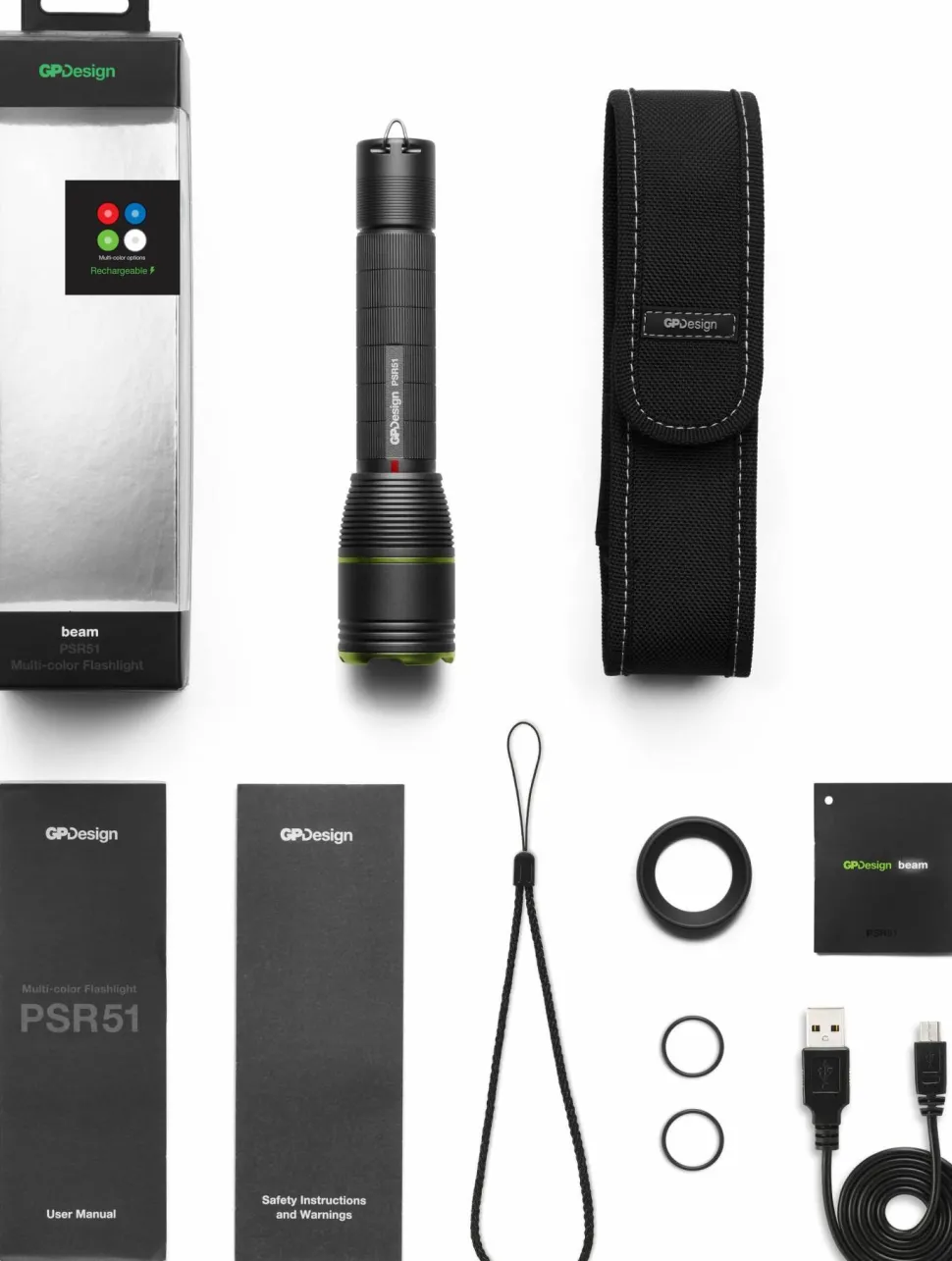 GP Batterier GP Design beam Rechargeable Multi-Colour - PSR51 Nocolour