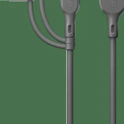 GP Batterier GP Essential Cable 3-in-1 USB-A To MicroUSB +USB-C + Lightning 1m Grey