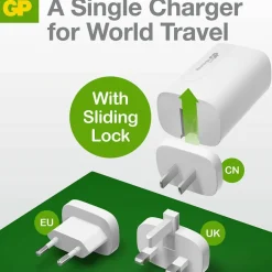 GP Batterier GP GaN PD 65W White