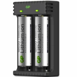 GP Batterier GP-Battery Li-ion 2 Slot Charger Black/Silver