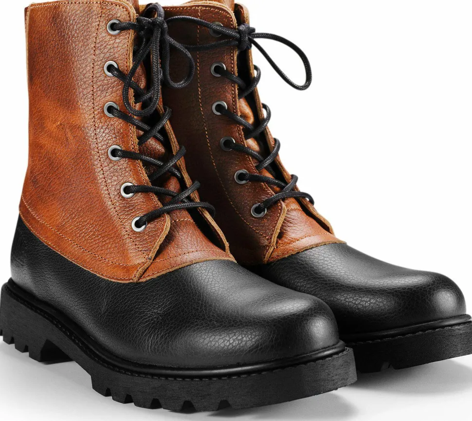 Graninge Unisex Bred Unlined Black/Tan