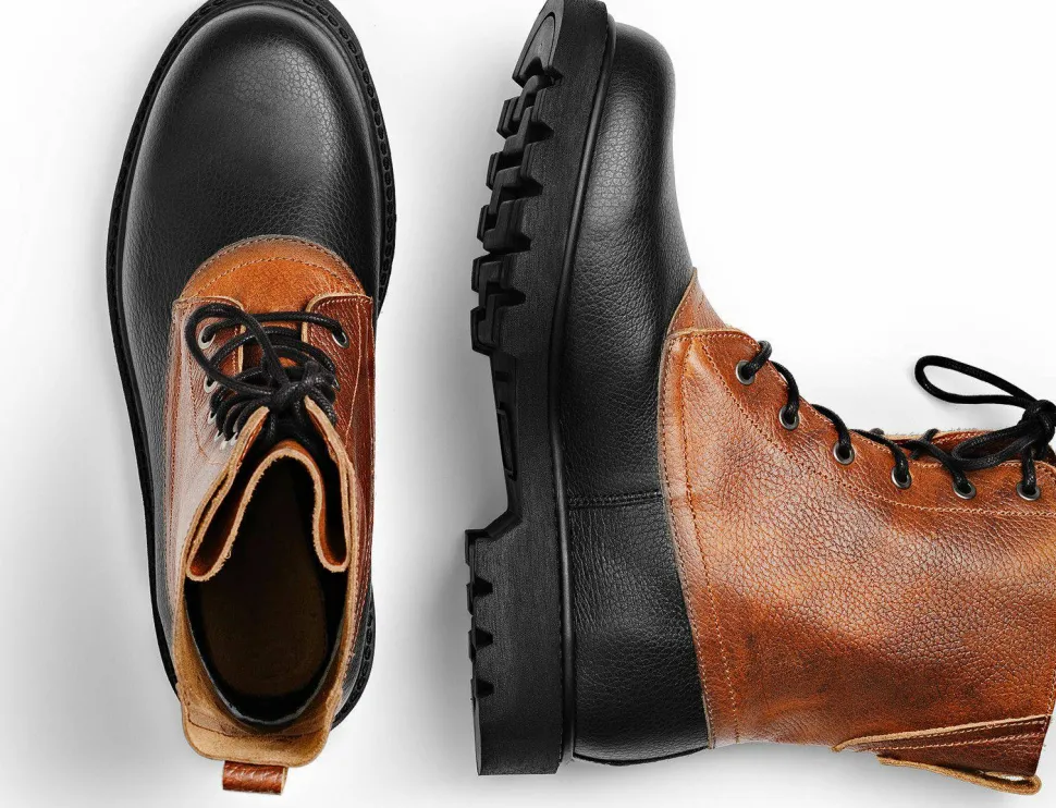 Graninge Unisex Bred Unlined Black/Tan
