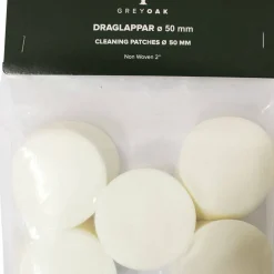 Grey Oak Cleaning Patches, 50mm, 400 pcs White