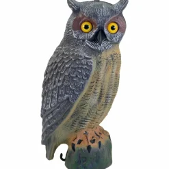 Grey Oak Great Horned Owl Grey