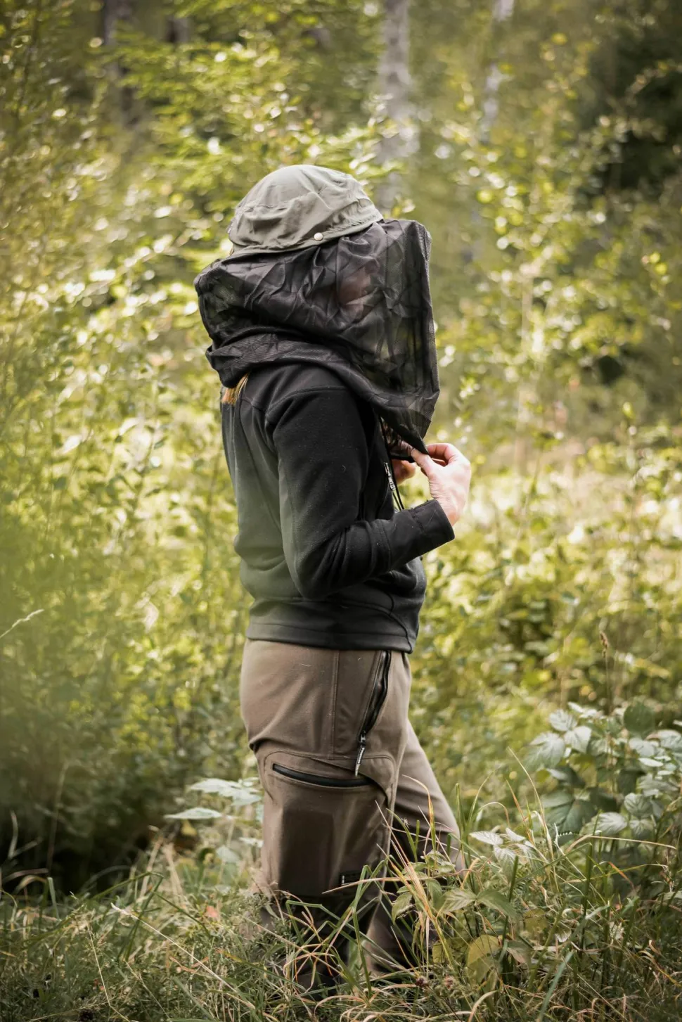 Grey Oak Mosquito Hat Green