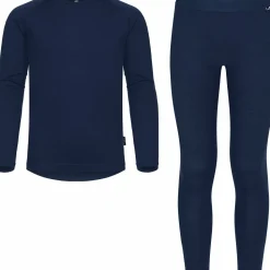 Gridarmor Juniors' Viks Wool Undertøy Set Navy Blazer
