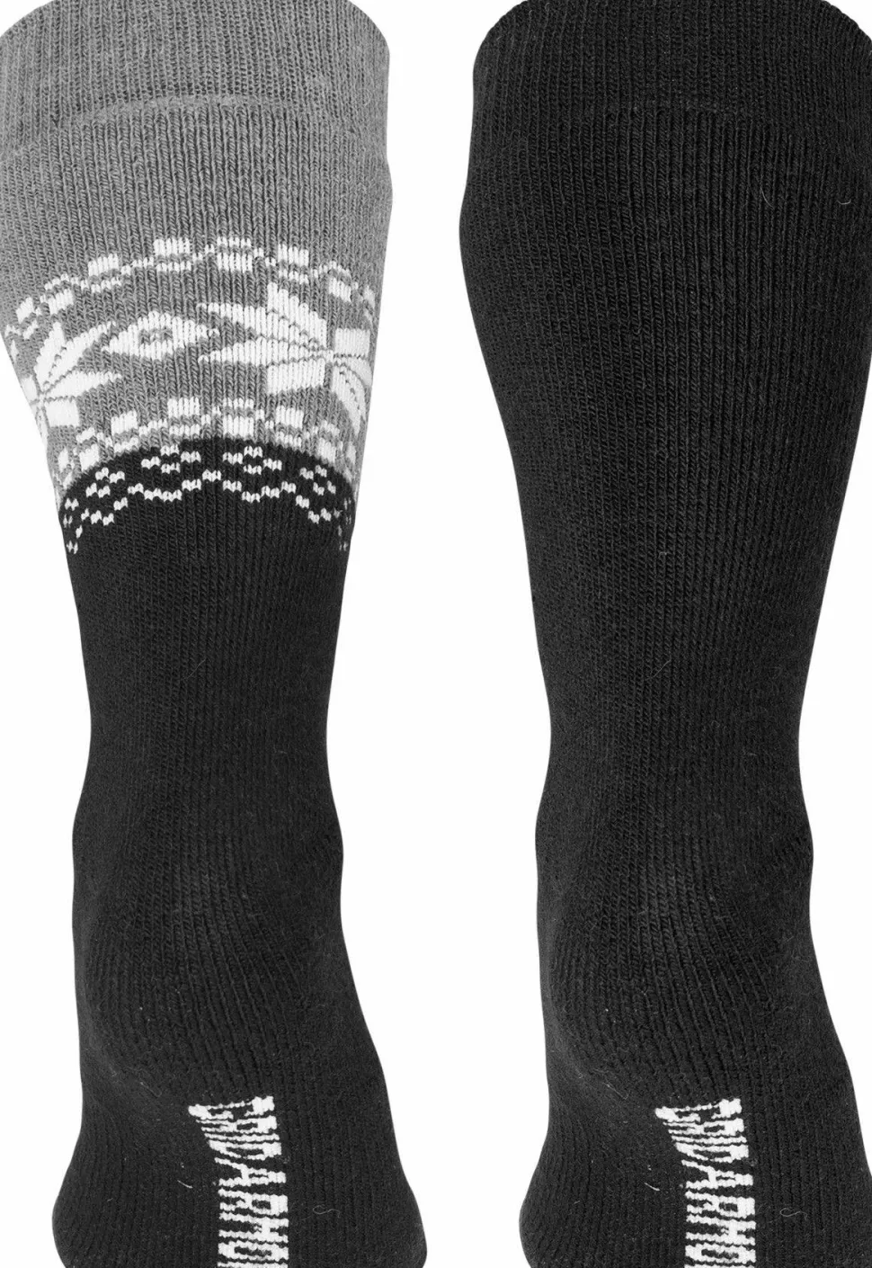 Gridarmor Unisex Alpacka Wool Heritage Socks 2-pack Black Beauty