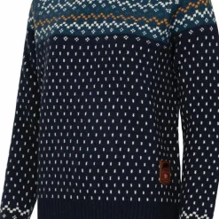 Gridarmor Women's Classic Wool Sweater Navy Blazer