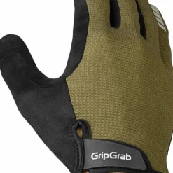 Gripgrab Explr Padded Full Finger Summer Gloves Olive Green