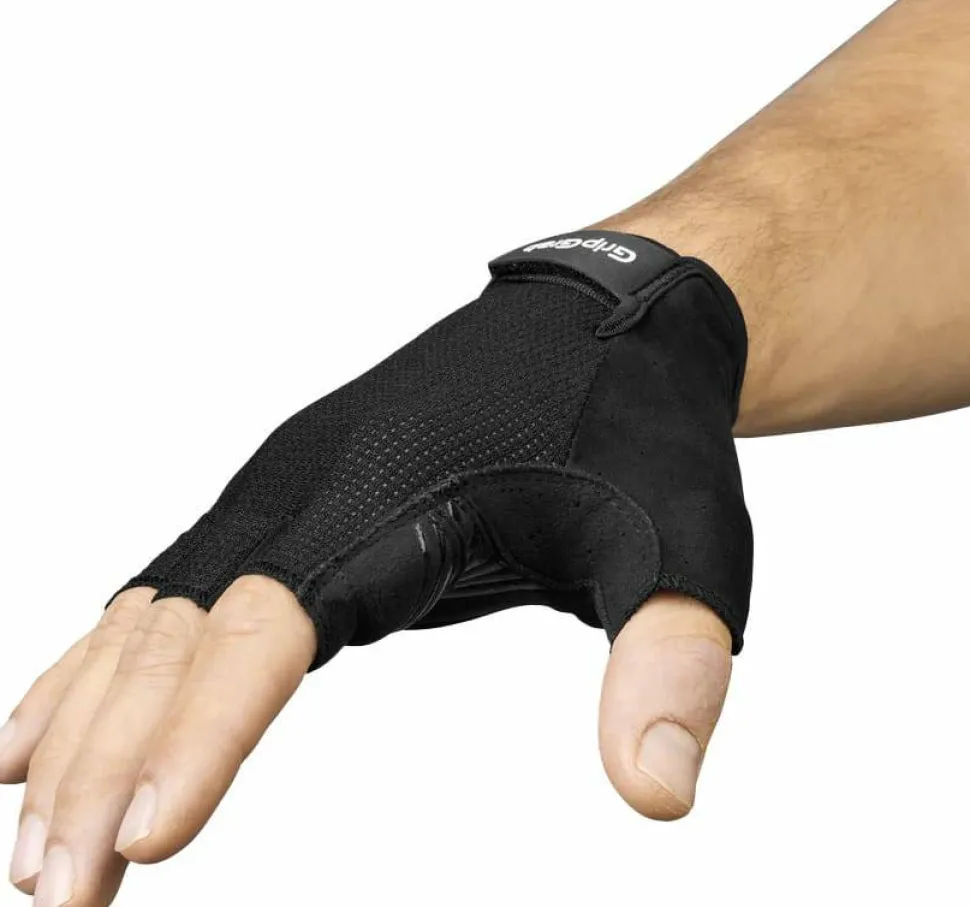 Gripgrab Explr Padded Short Finger Summer Gloves Black
