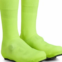 Gripgrab Flandrien Waterproof Knitted Road Shoe Covers Yellow Hi-Vis