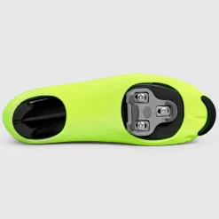 Gripgrab Flandrien Waterproof Knitted Road Shoe Covers Yellow Hi-Vis