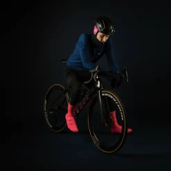 Gripgrab Flandrien Waterproof Knitted Road Shoe Covers Pink