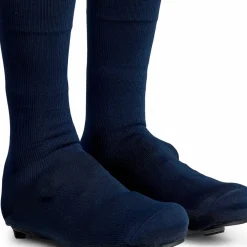 Gripgrab Flandrien Waterproof Knitted Road Shoe Covers Navy Blue