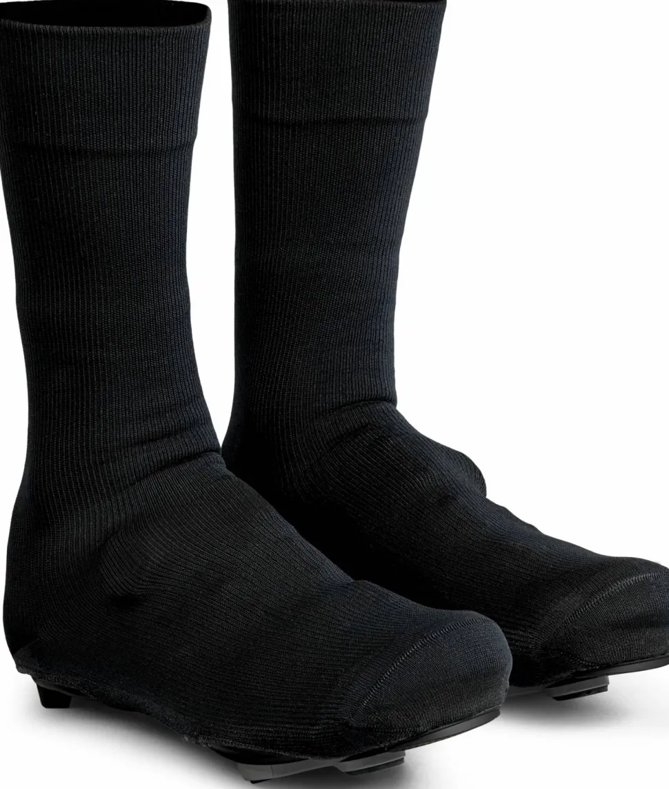 Gripgrab Flandrien Waterproof Knitted Road Shoe Covers Black