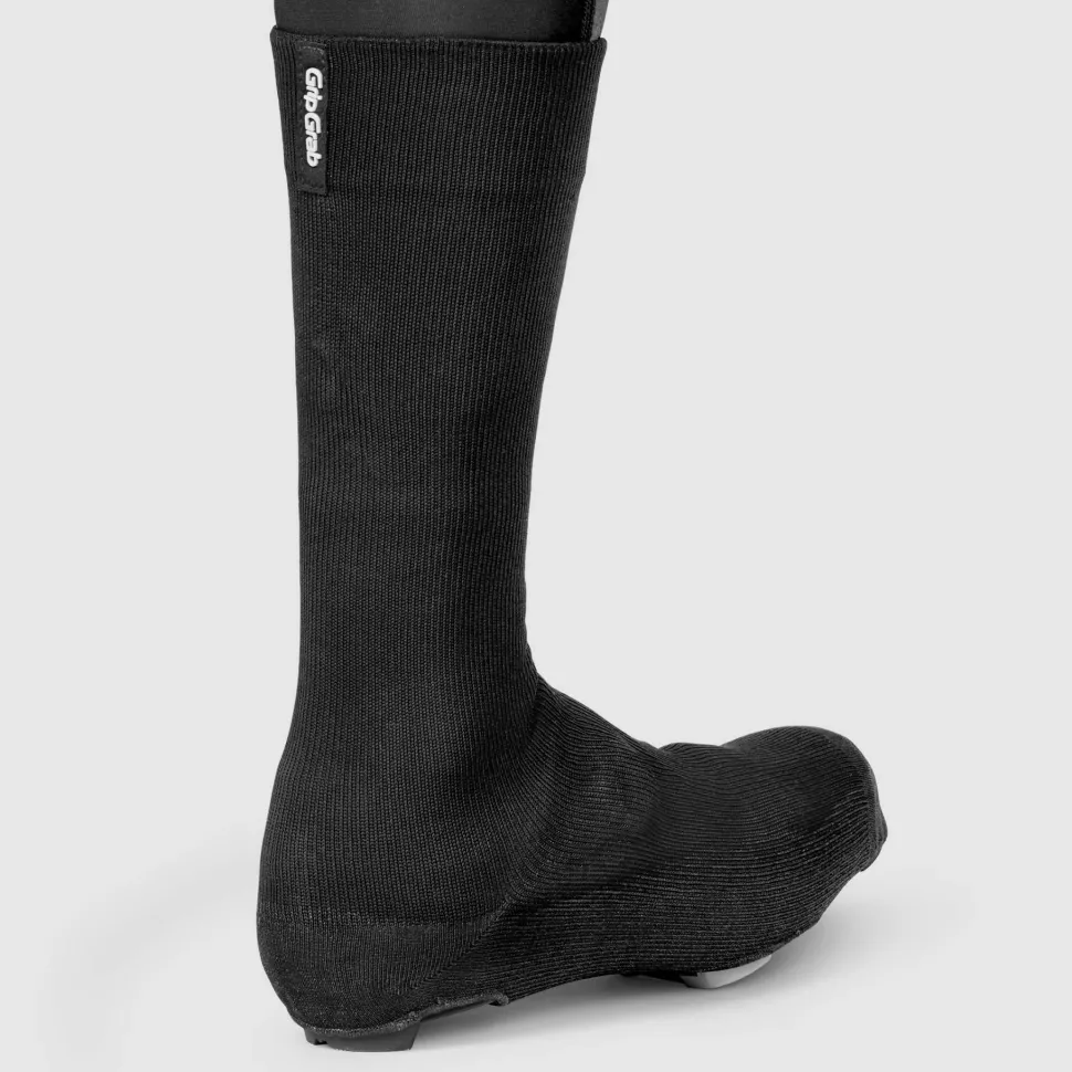 Gripgrab Flandrien Waterproof Knitted Road Shoe Covers Black