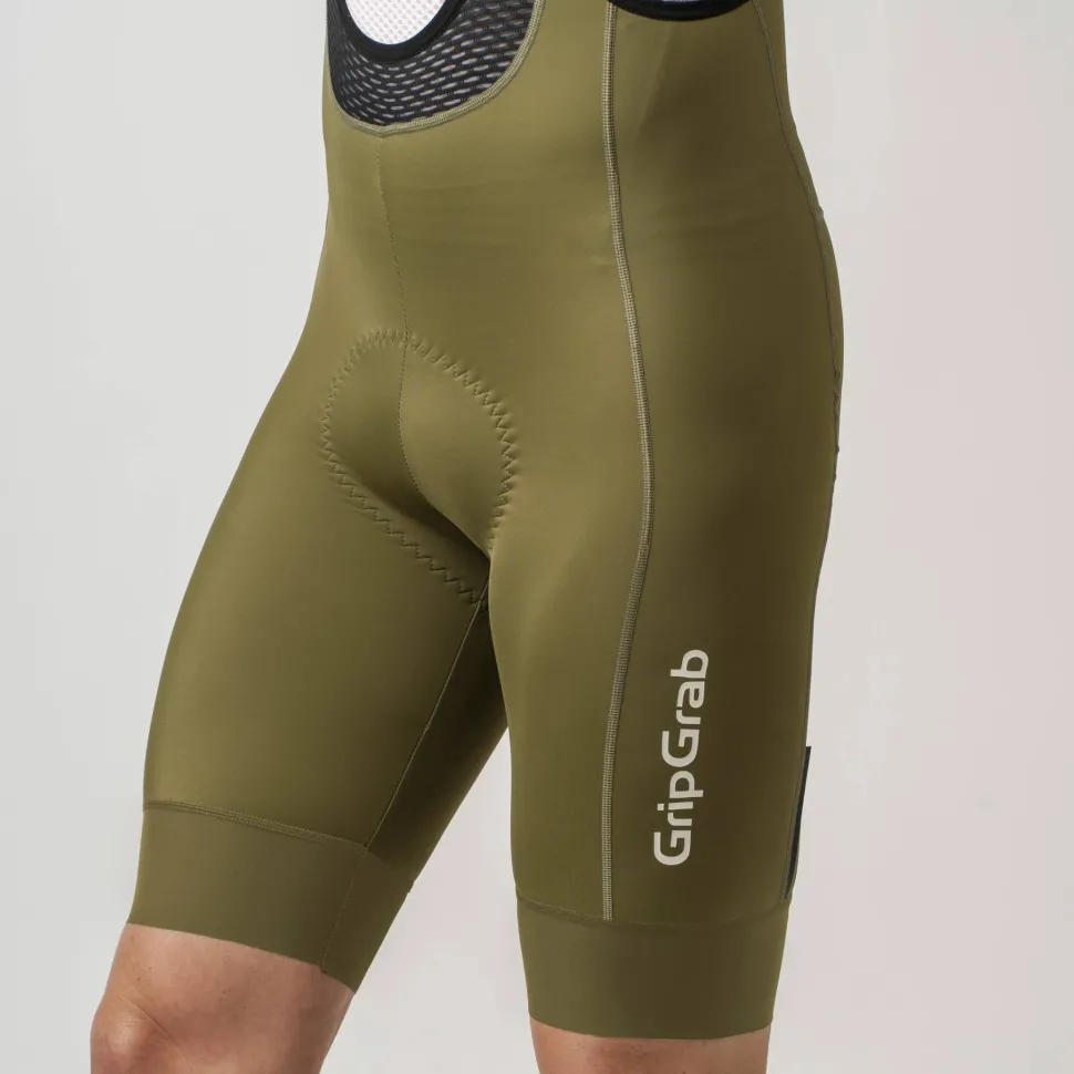 Gripgrab Men's GripGrab PACR Bib Shorts Olive Green